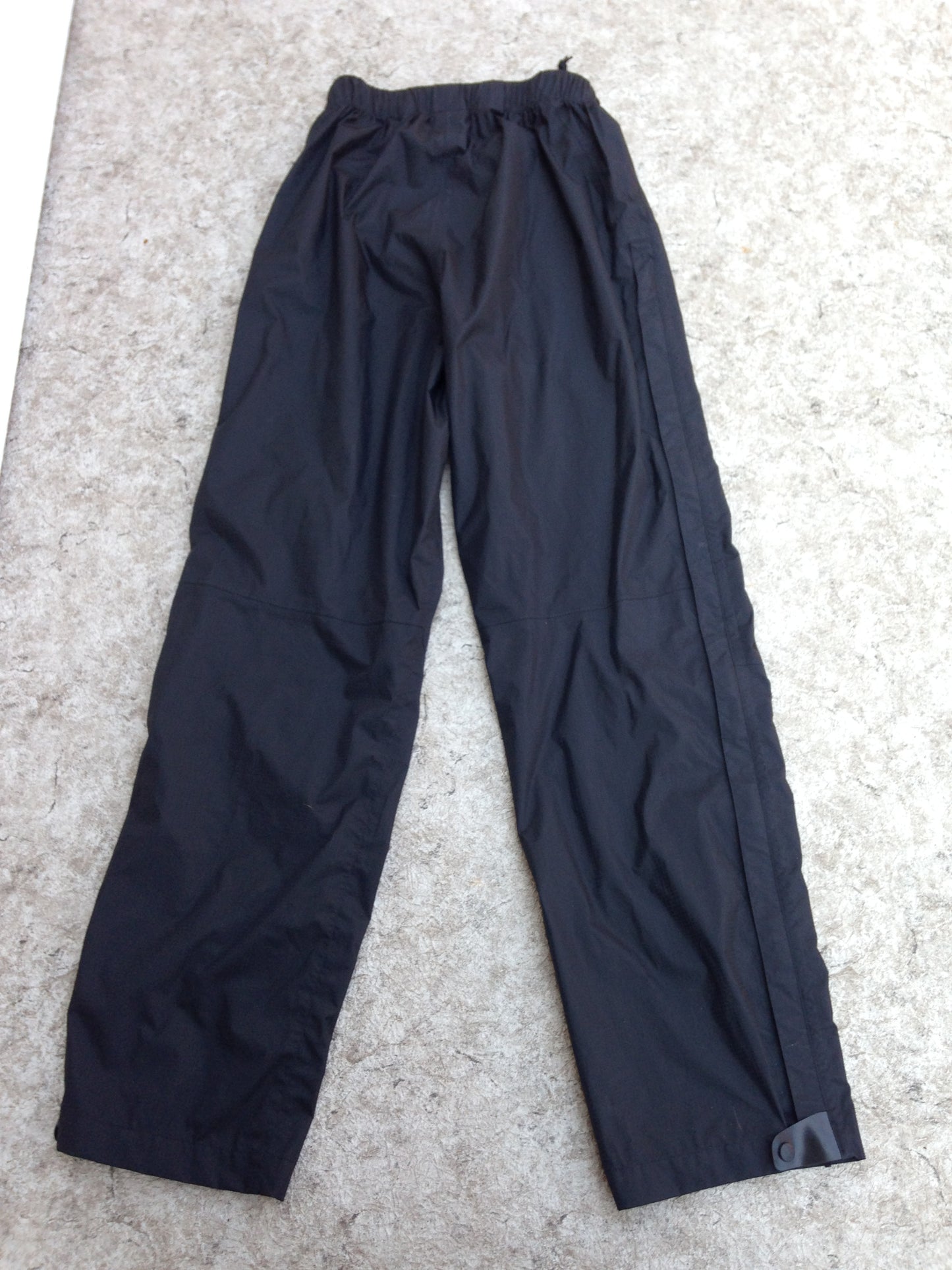 Rain Pants Ladies Size Small MEC Full Zippers UP Both Legs Black Bikes Motorcycles Excellent