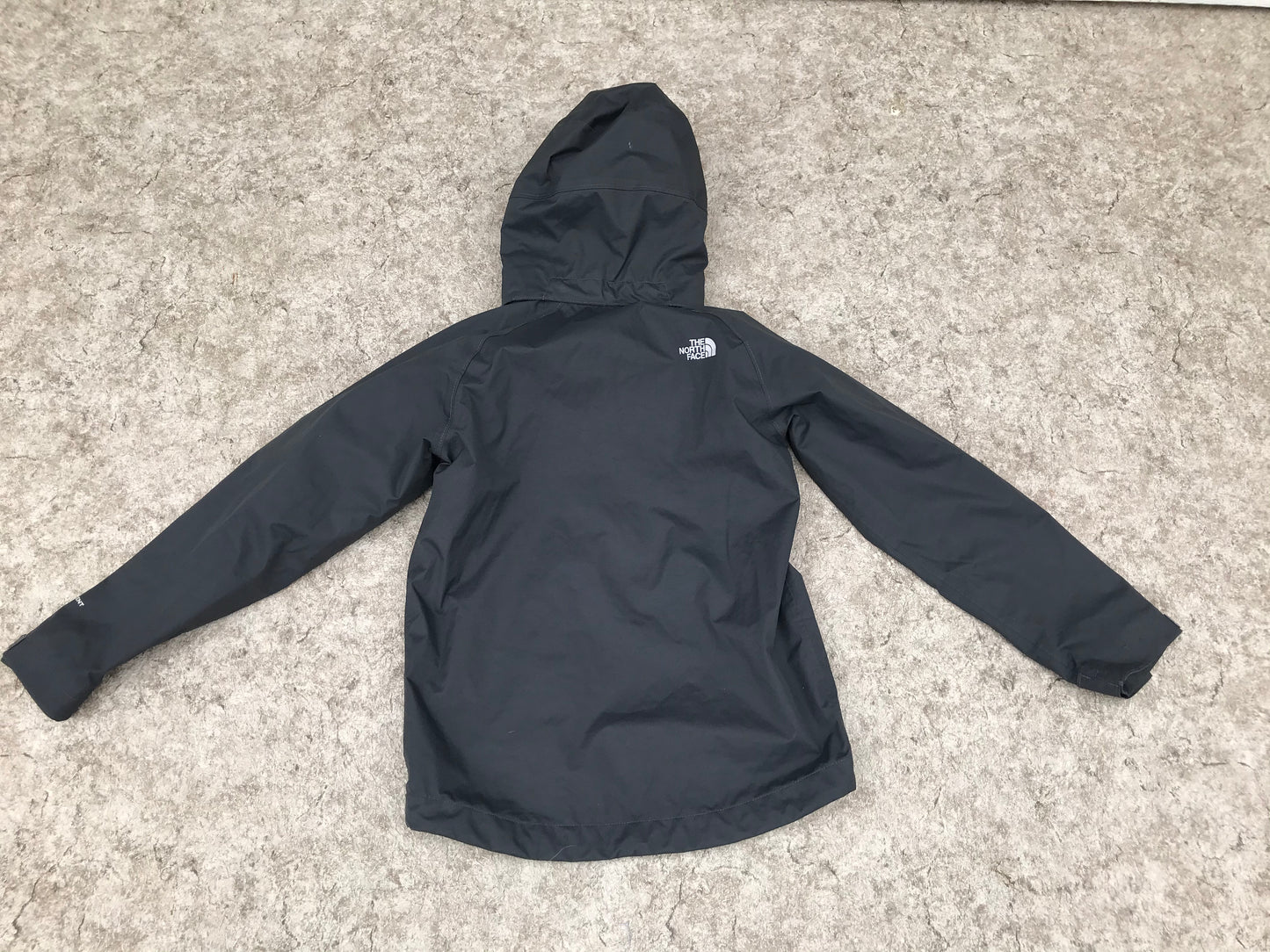 Rain Coat Child Size 10-12 The North Face Smoke Grey Red