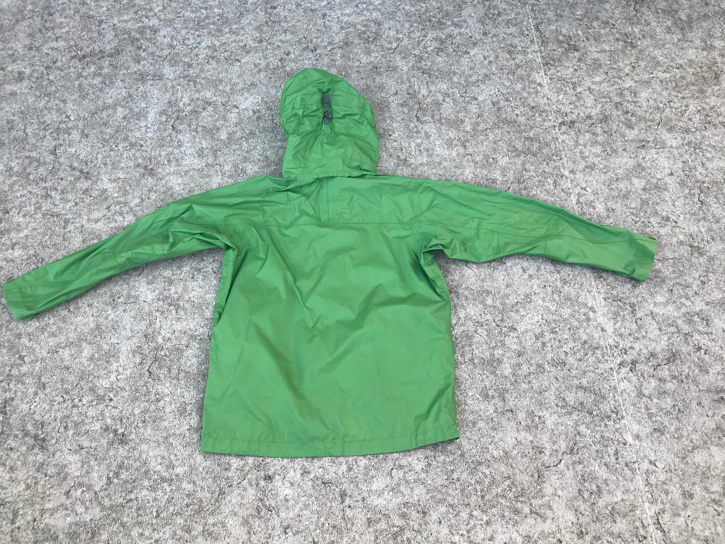 Rain Coat Child Size 12 MEC Apple Green Minor Wear