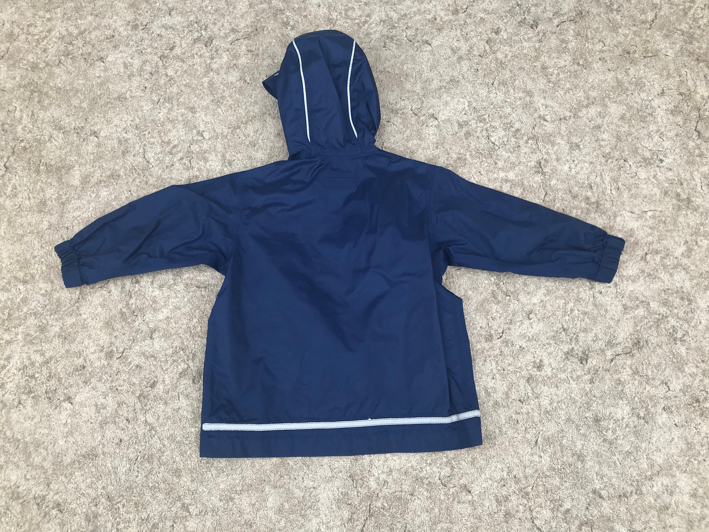 Rain Coat Child Size 3 MEC Marine Blue Waterproof