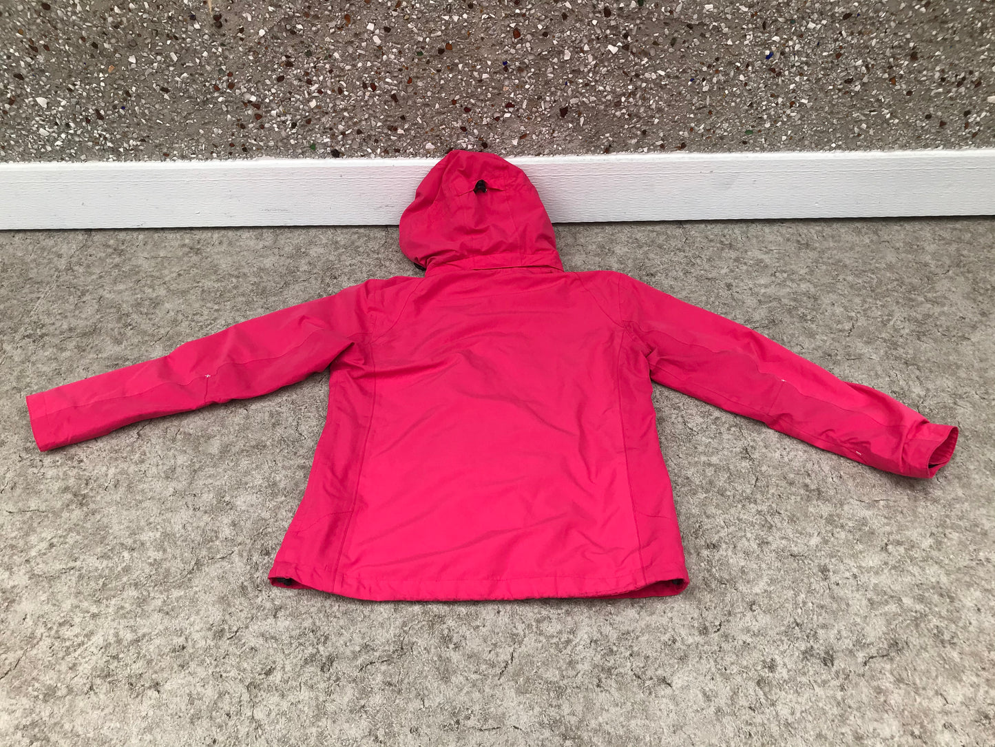 Rain Coat Ladies Size 8 Killtec Cherry Grey Excellent