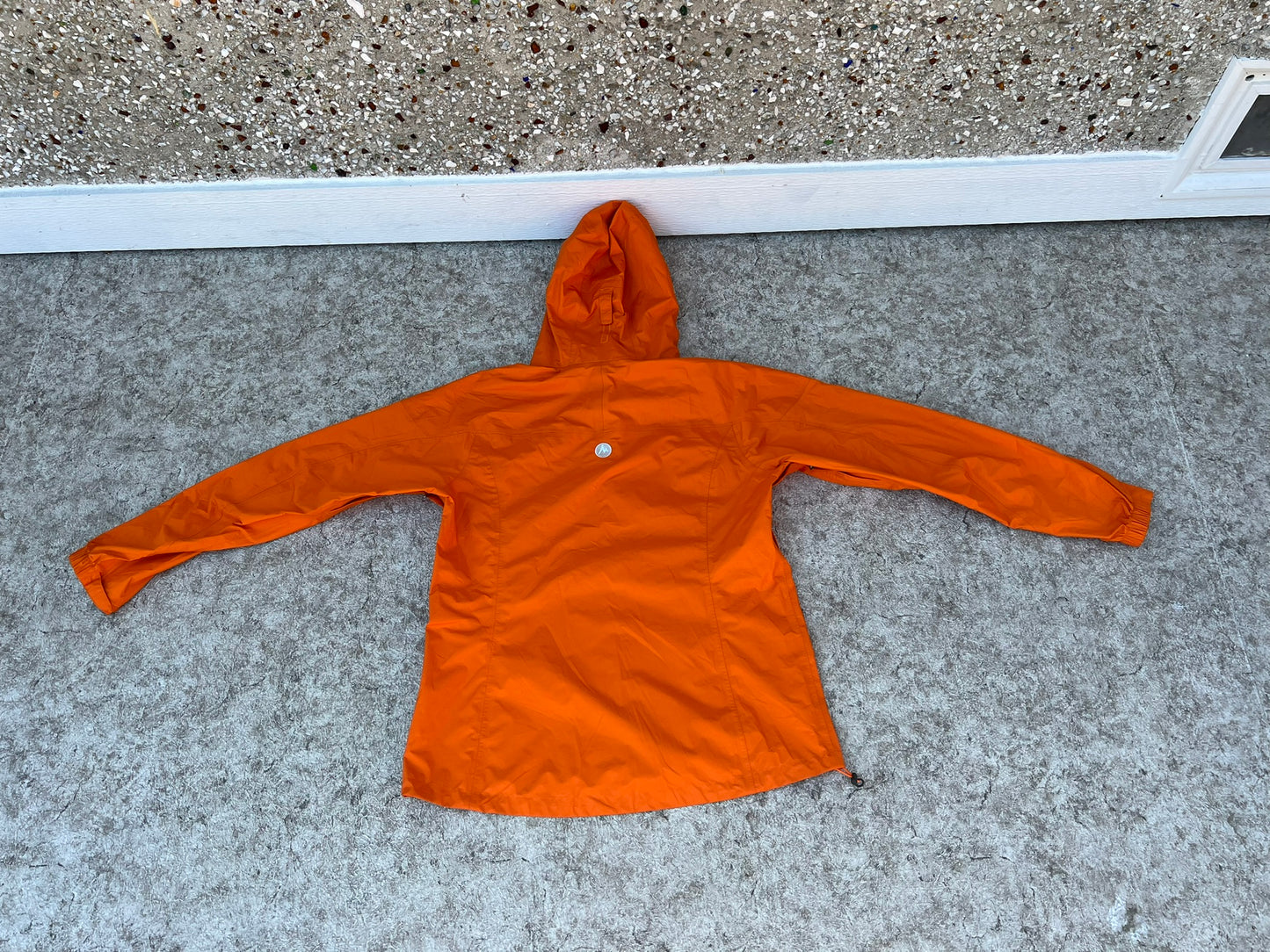 Rain Coat Ladies Size Large Marmot As New Tangerine Grey Waterproof
