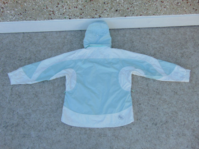 Rain Coat Ladies Size X Large Wetskins Teal White Waterproof As New