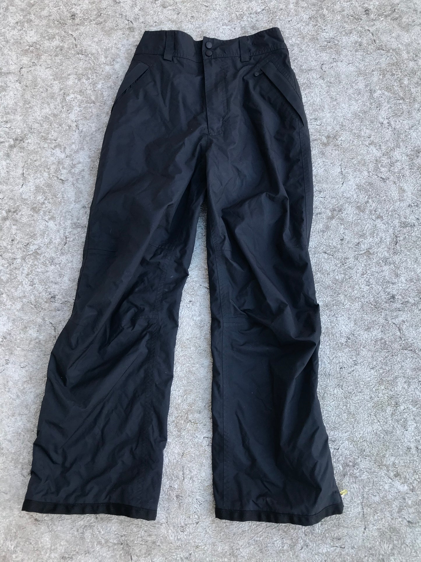 Rain Pants Child Size 10 MEC Black Great For Bikes Side Zippers
