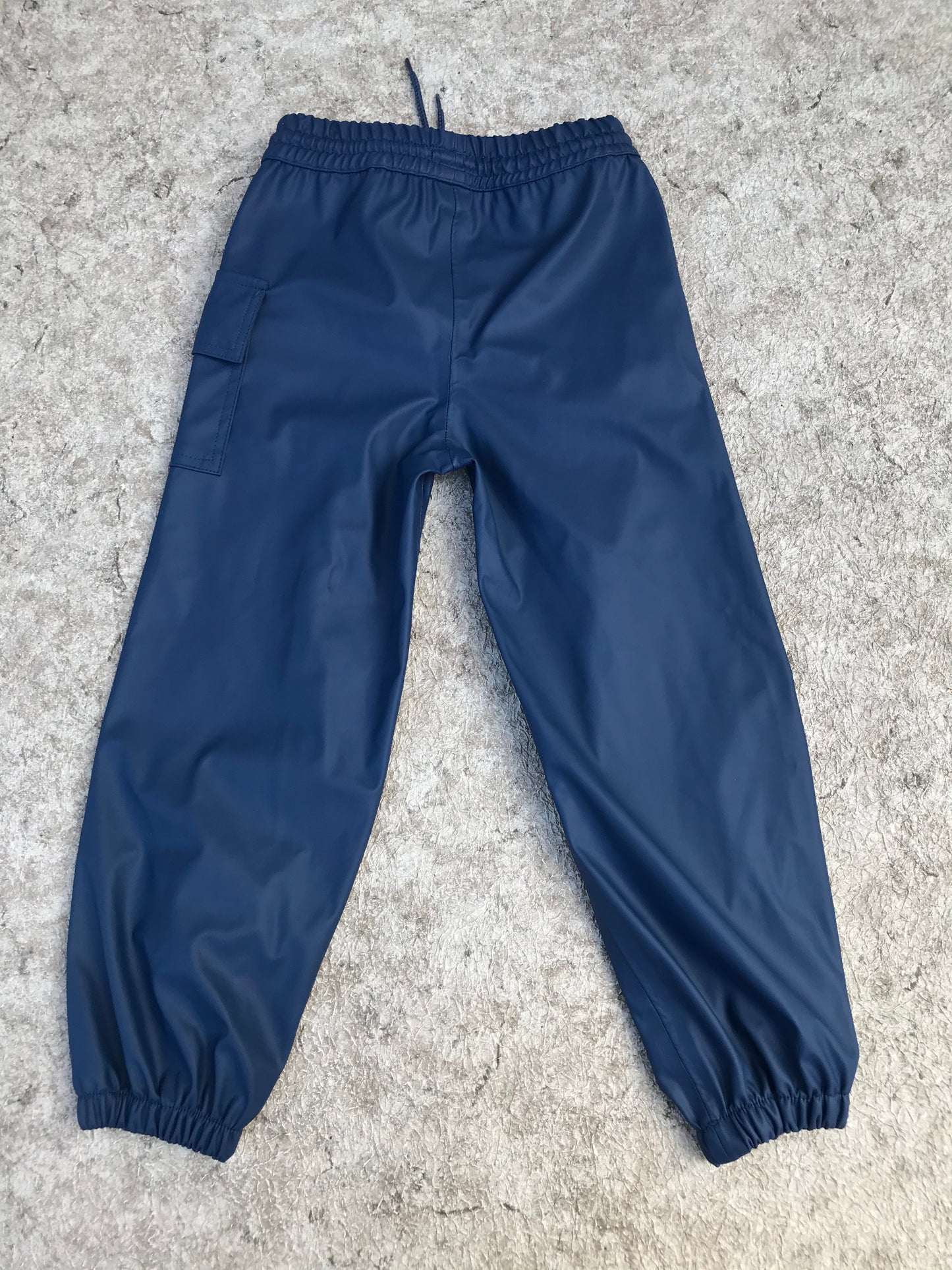 Rain Pants Child Size 5 Hatley Marine Blue Waterproof Excellent
