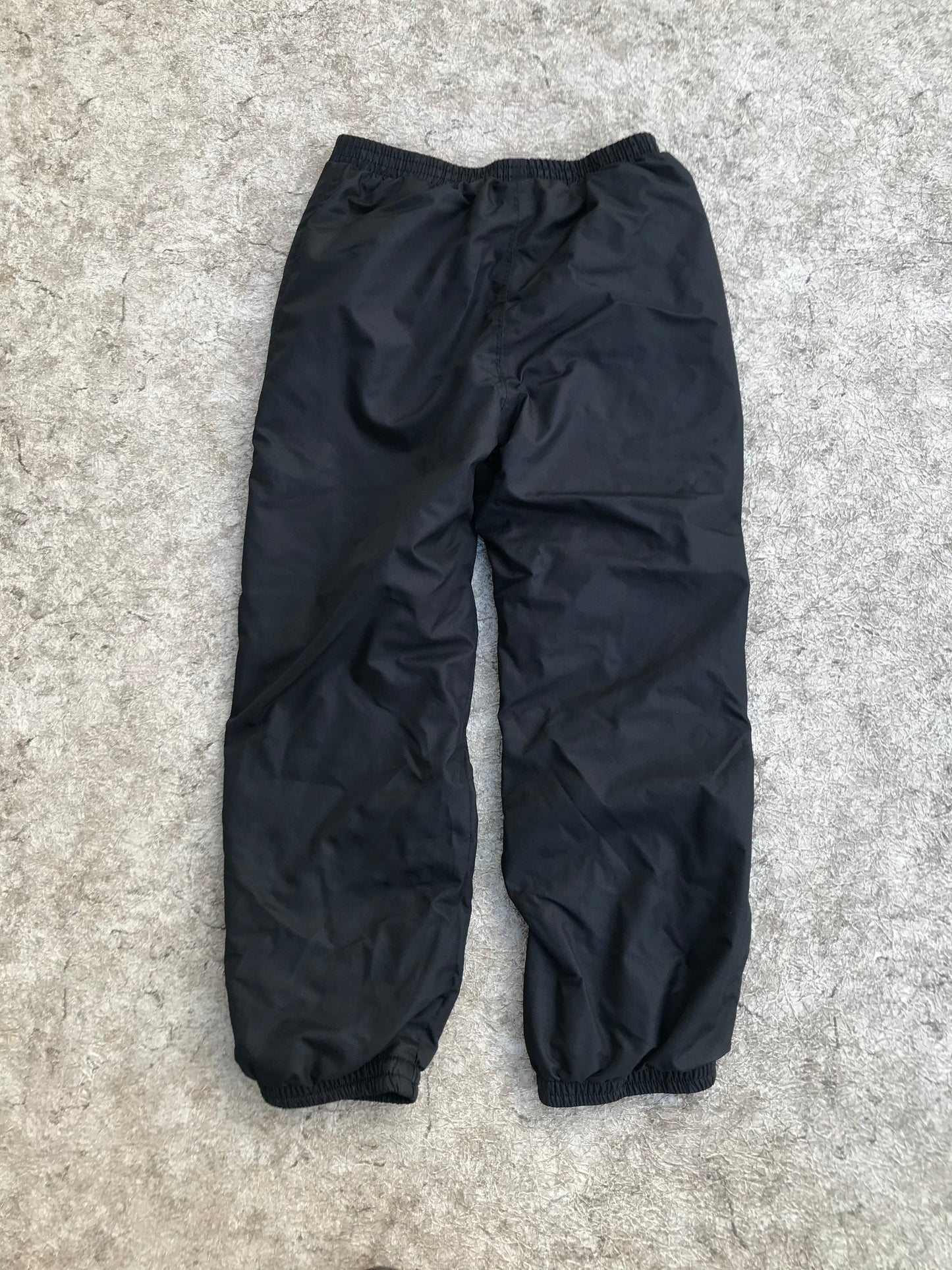 Rain Pants Child Size 7-8 Black Lined Inside Black As New