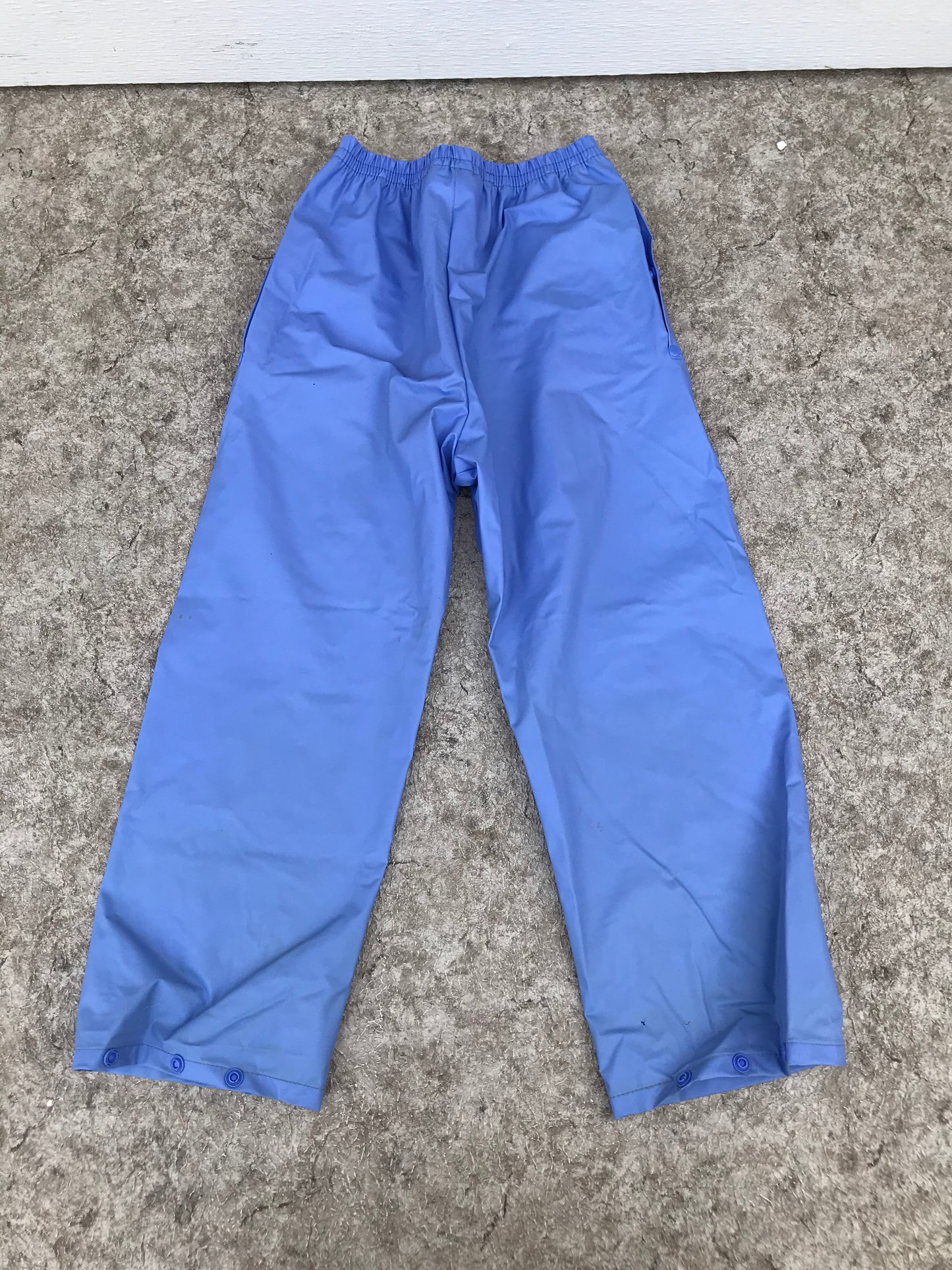 Rain Pants Child Size 8 Columbia Purple Waterproof Snap Bottoms Excellent