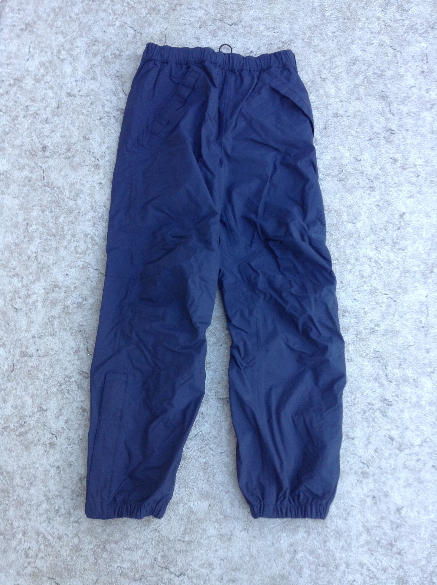 Rain Pants Ladies Size Small Helly Hansen Marine Blue Zippers on Side