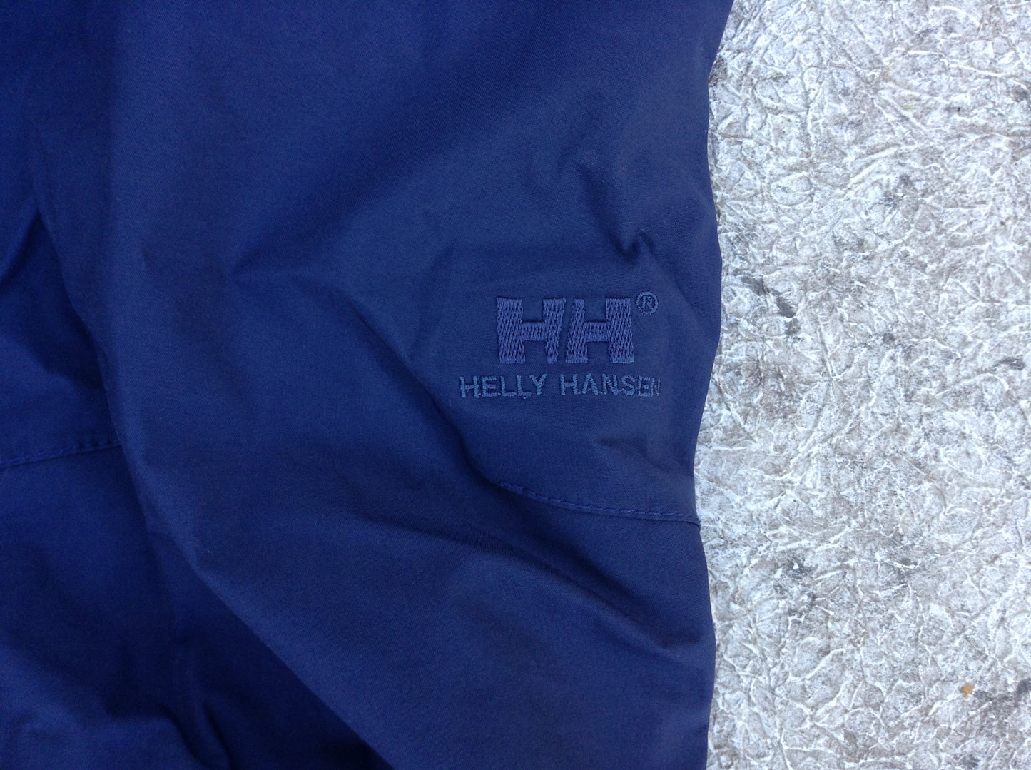 Rain Pants Ladies Size Small Helly Hansen Marine Blue Zippers on Side