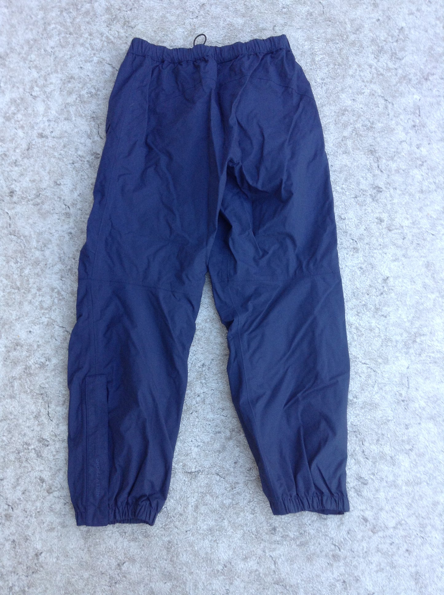 Rain Pants Ladies Size Small Helly Hansen Marine Blue Zippers on Side