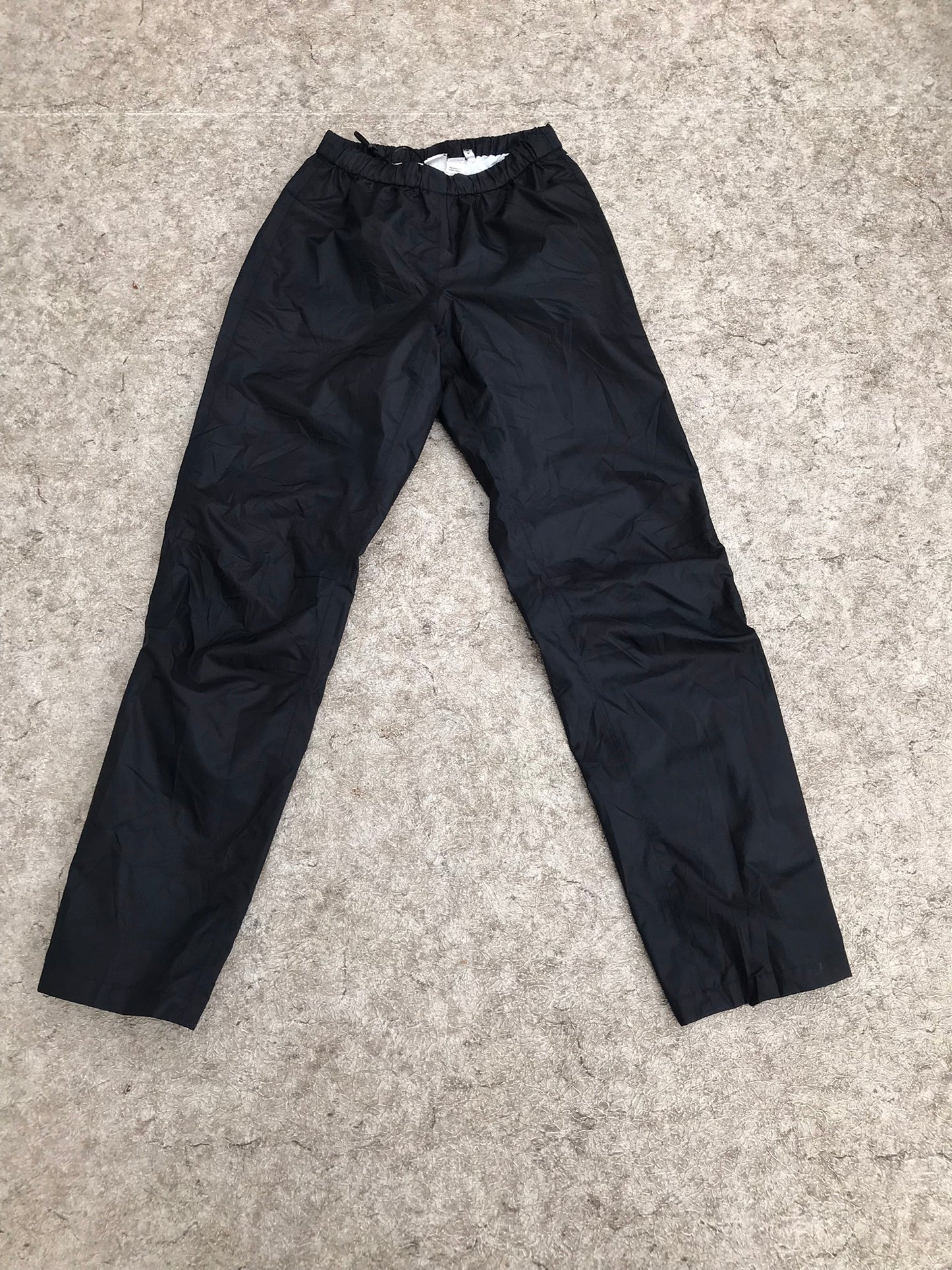 Rain Pants Ladies Size Small MEC Bike Waterproof Wind Proof With Reflectors Black New Demo Model
