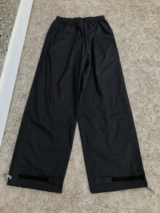 Rain Pants Men's Size X Large Viking Commercial Grade Snap Close Bottoms Black New Demo Model