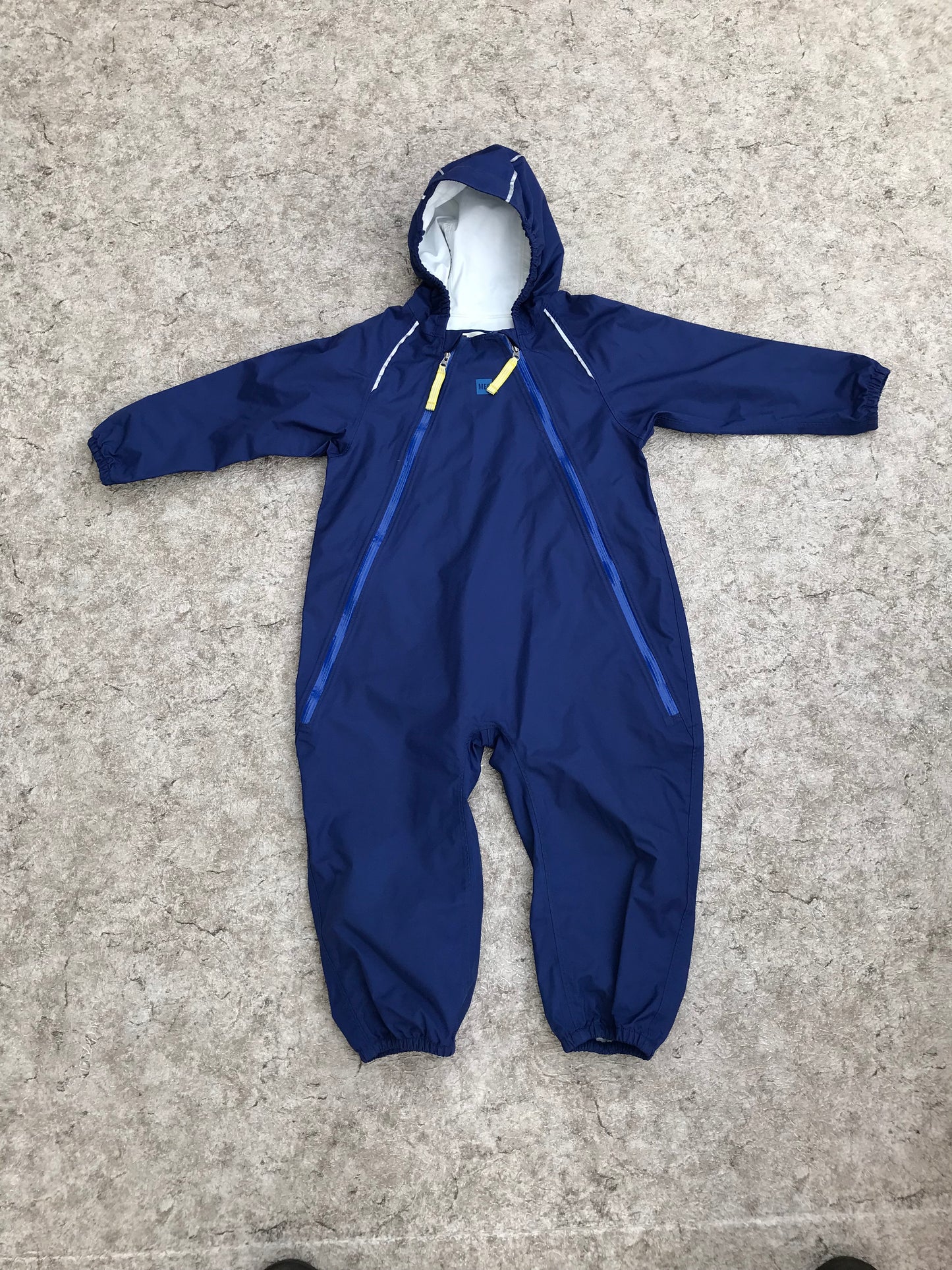 Rain Suit Child Size 3 Muddy Buddy MEC Heritage Pants Coat Blue Excellent