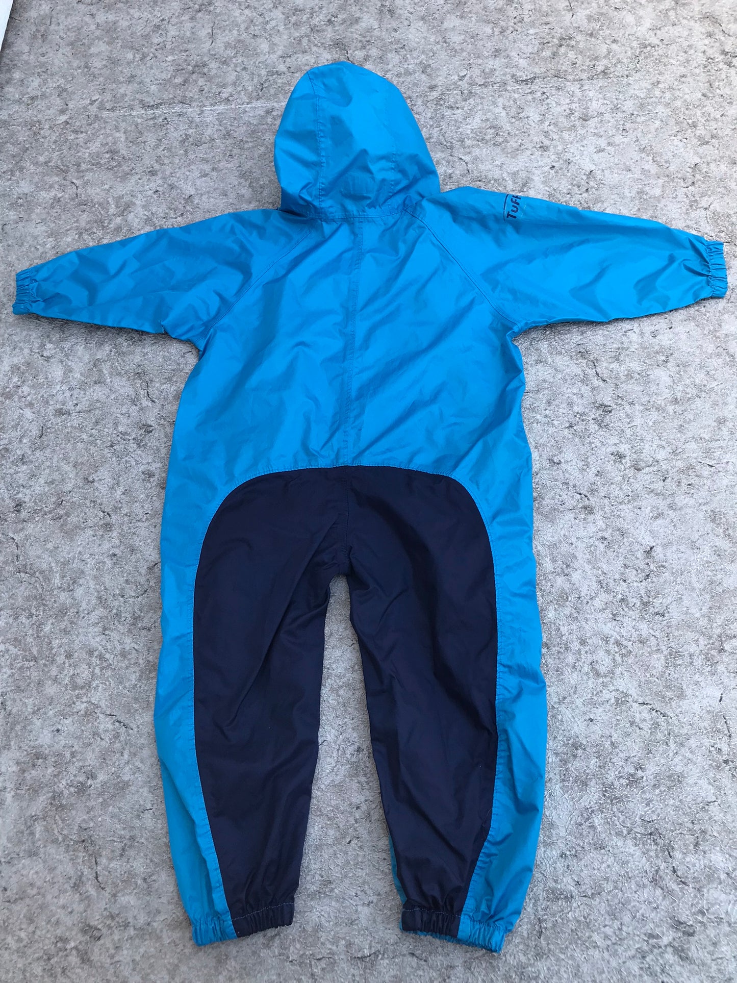 Rain Suit Child Size 5 Muddy Buddy Tuffo Pants Coat Blue and Navy New Demo Model