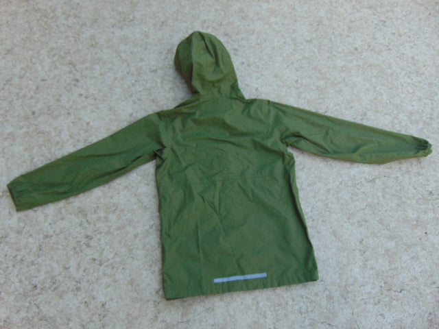 Rain Coat Child Size 12 MEC Olive Green Waterproof As New Excellent