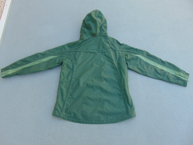 Rain Coat Ladies Size Large Wind River Green Excellent