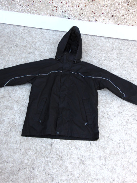 Rain Coat Men's Size Medium Fleece Lined Zipped Inside As New