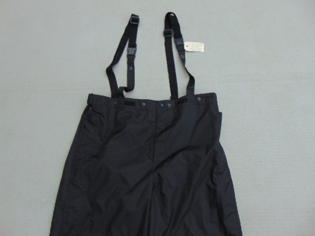 Rain Pants Men's Size Medium Viking Black With Full Zippers Up Sides Waterproof Great Motorcycles and Bikes