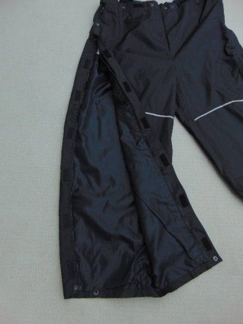Rain Pants Men's Size Medium Viking Black With Full Zippers Up Sides Waterproof Great Motorcycles and Bikes