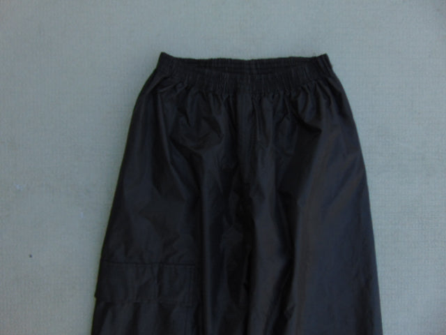 Rain Pants Men's Size X Large Great For Bike or Motorcycle Black Grey