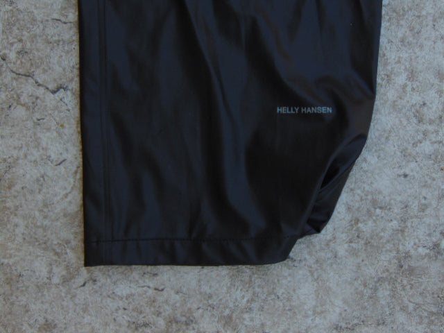 Rain Pants Men's Size X Large Helly Hansen Waterproof Black Mint Condition