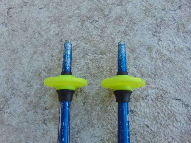 Ski Poles Adult Size 50 inch Gipron World Cup Blue Lime Orange Rubber Handles