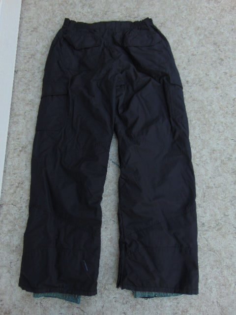 Snow Pants Men's Size X Large Ripzone Core Black Snowboarding Excellent
