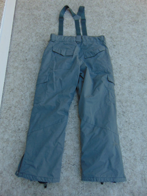 Snow Pants Men's Size X Large Firefly Grey With Removable Straps Fantastic Quality Snowboarding Excellent