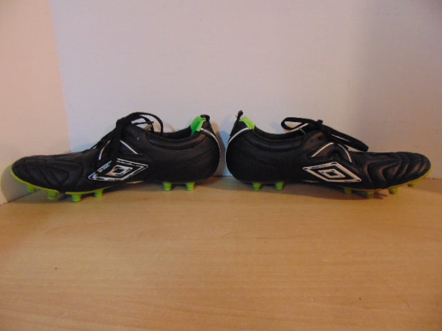 Soccer Shoes Cleats Men's Size 8.5 Umbro Special Revolution Leather Black Lime