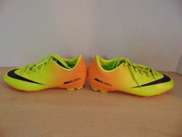 Soccer Shoes Cleats Child Size 3 Nike Mercurial Yellow Orange Black Minor Marks