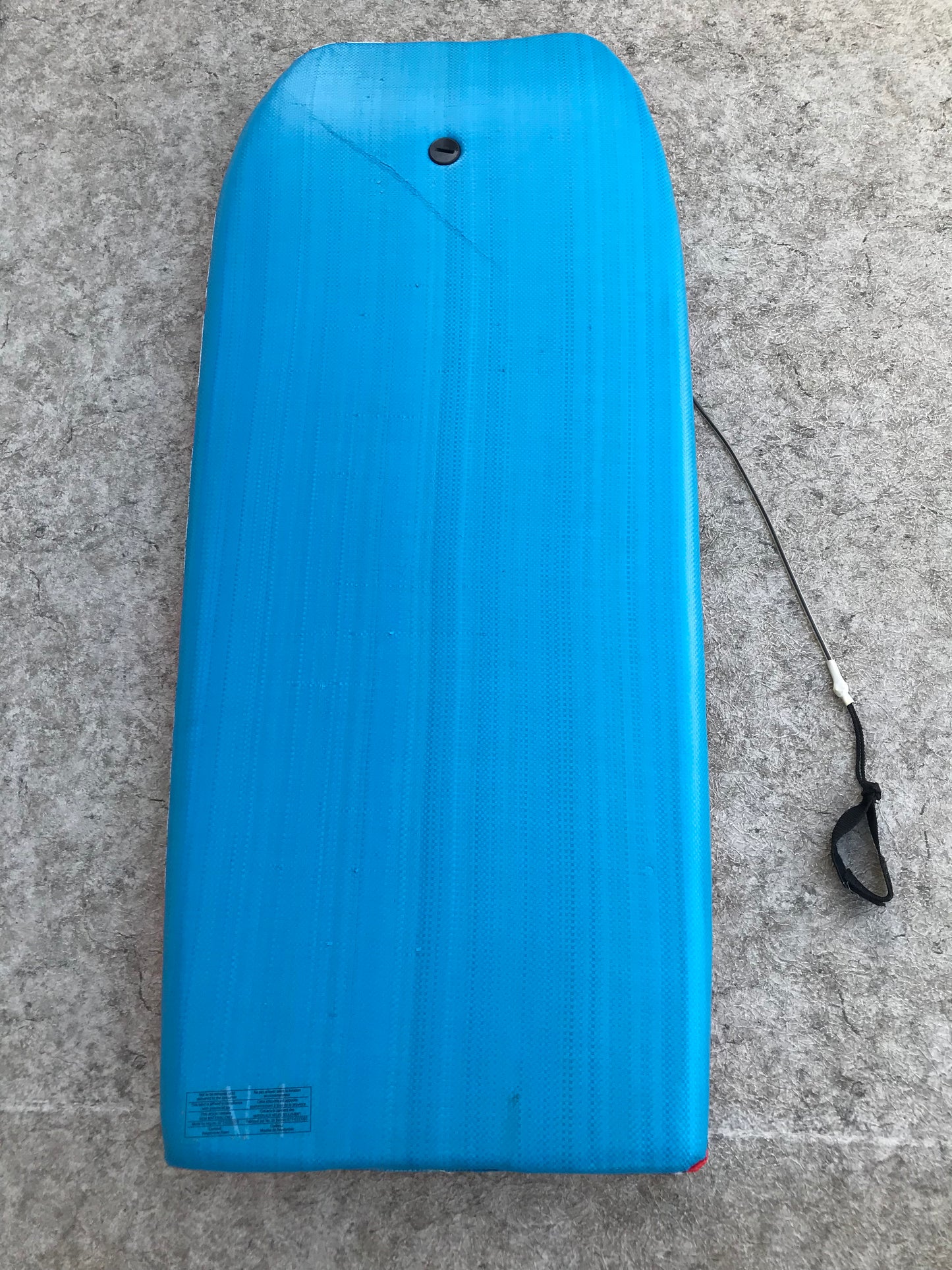 Surf Bodyboard Skim Boogie Board Body Glove Red Hawaii With Tow Rope 45 x 20 inch