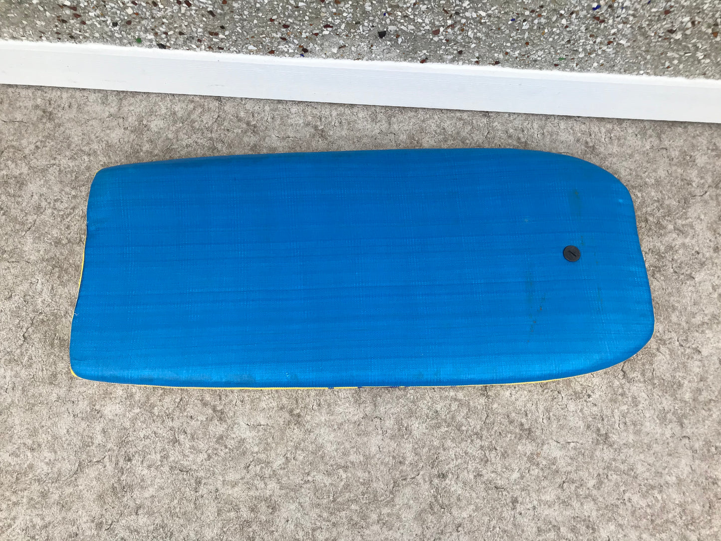 Surf Bodyboard Skim Boogie Board Lemon Ocean Pacific With Tow Rope 44 x 20 inch