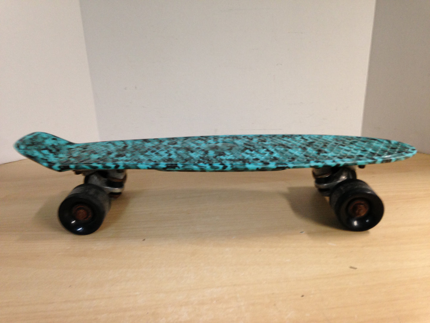 Skateboard Penny Style Teal Black 22 inch