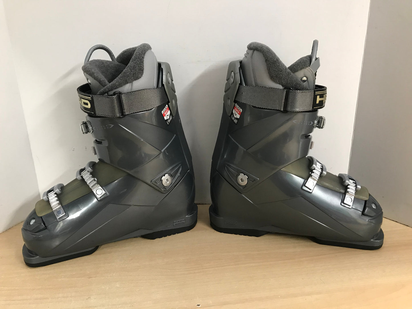 Ski Boots Mondo Size 25.0 Men's Size 7 Ladies Size 8 294 mm Head Grey Blue New Demo Model