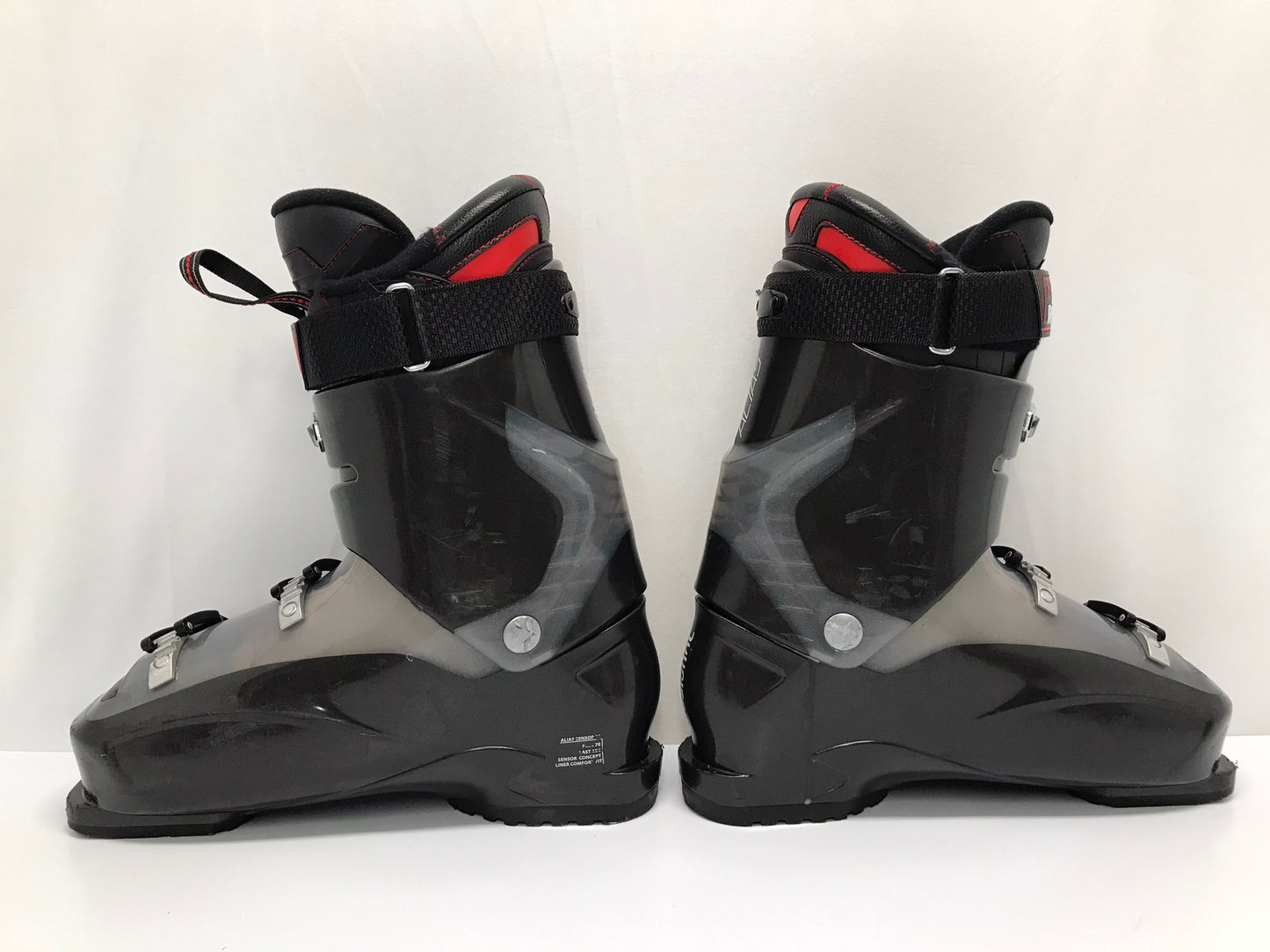 Ski Boots Mondo Size 28.5 Men's Size 10.5 328 mm Rossignol Alias Black Grey Red Like New