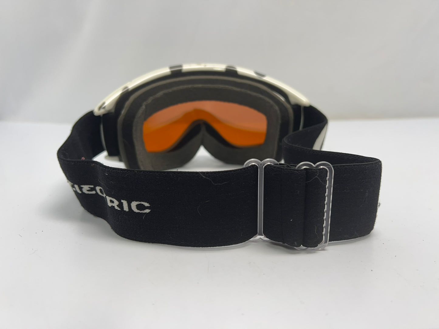 Ski Goggles Adult Size Medium Electric Big Eyes Black White