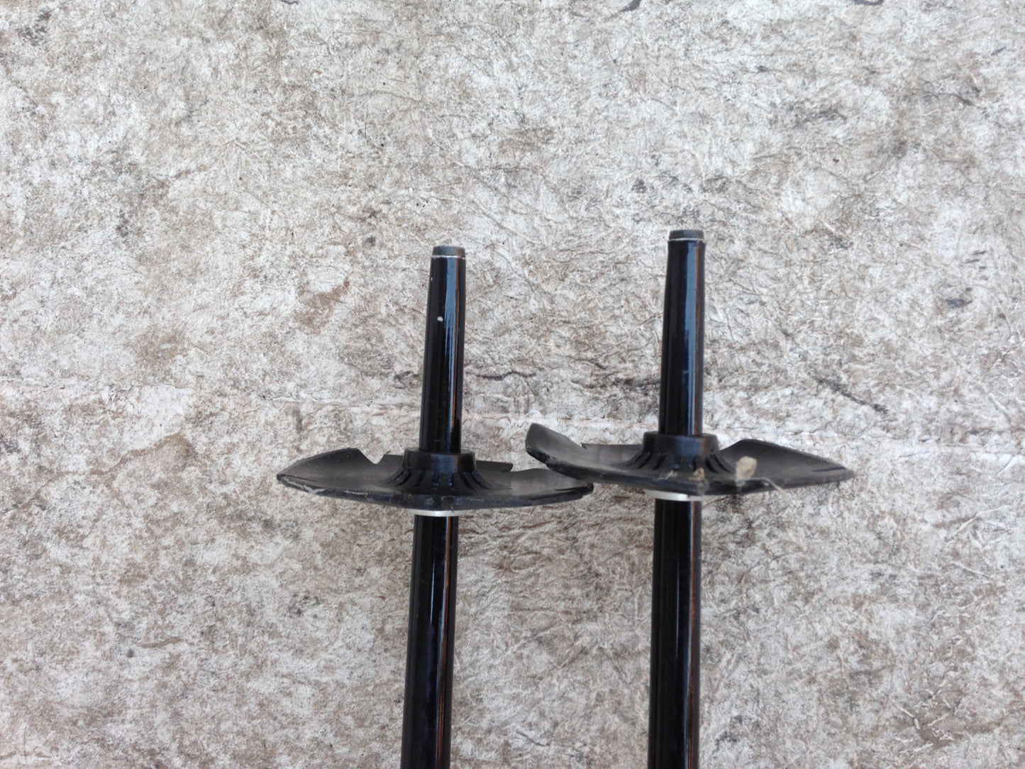 Ski Poles Adult Size 52 inch Scott USA Black Grey Red Rubber Handles