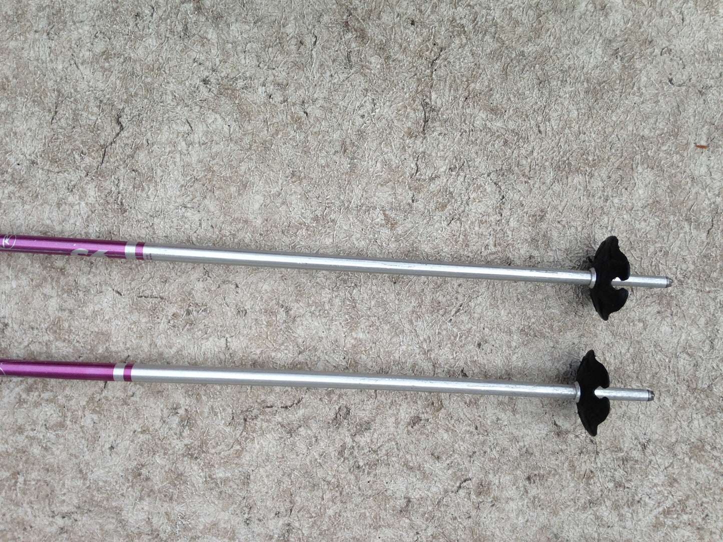Ski Poles Child Size 33 inch Rossignol Purple Chrome Excellent
