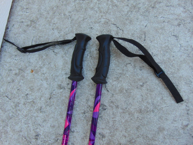 Ski Poles Child Size 39 inch Scott Pink Purple with Rubber Grips