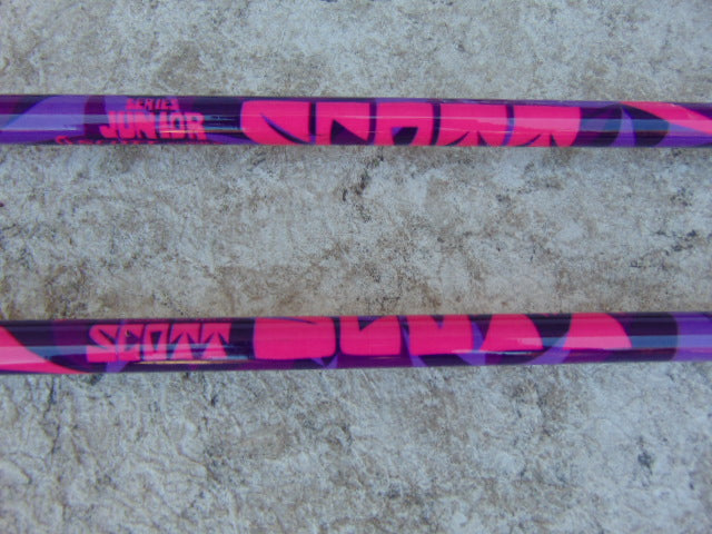 Ski Poles Child Size 39 inch Scott Pink Purple with Rubber Grips