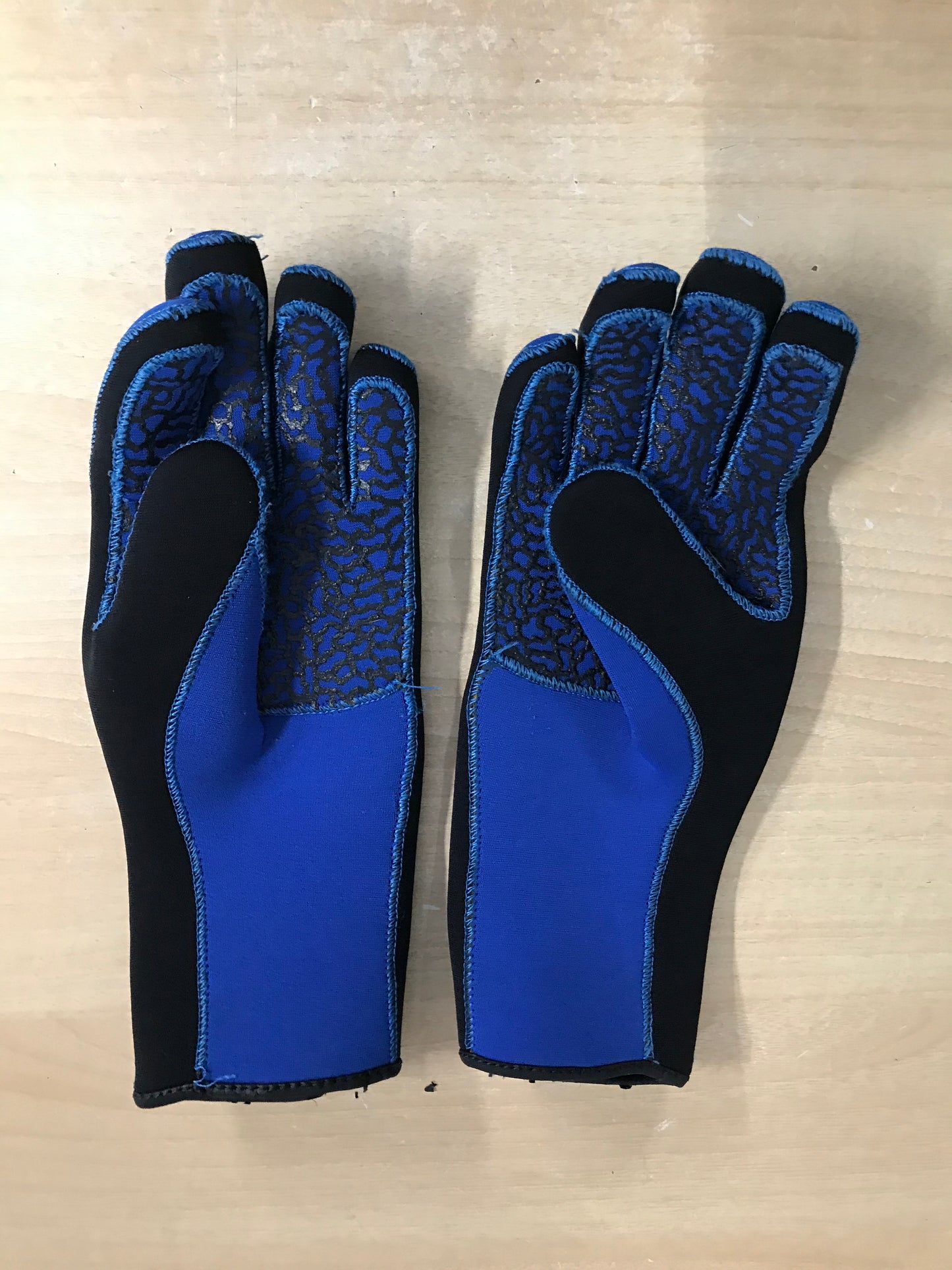 Snorkel Dive Surf Gloves Ladies Size Medium Thunderwear Blue Black Minor Wear