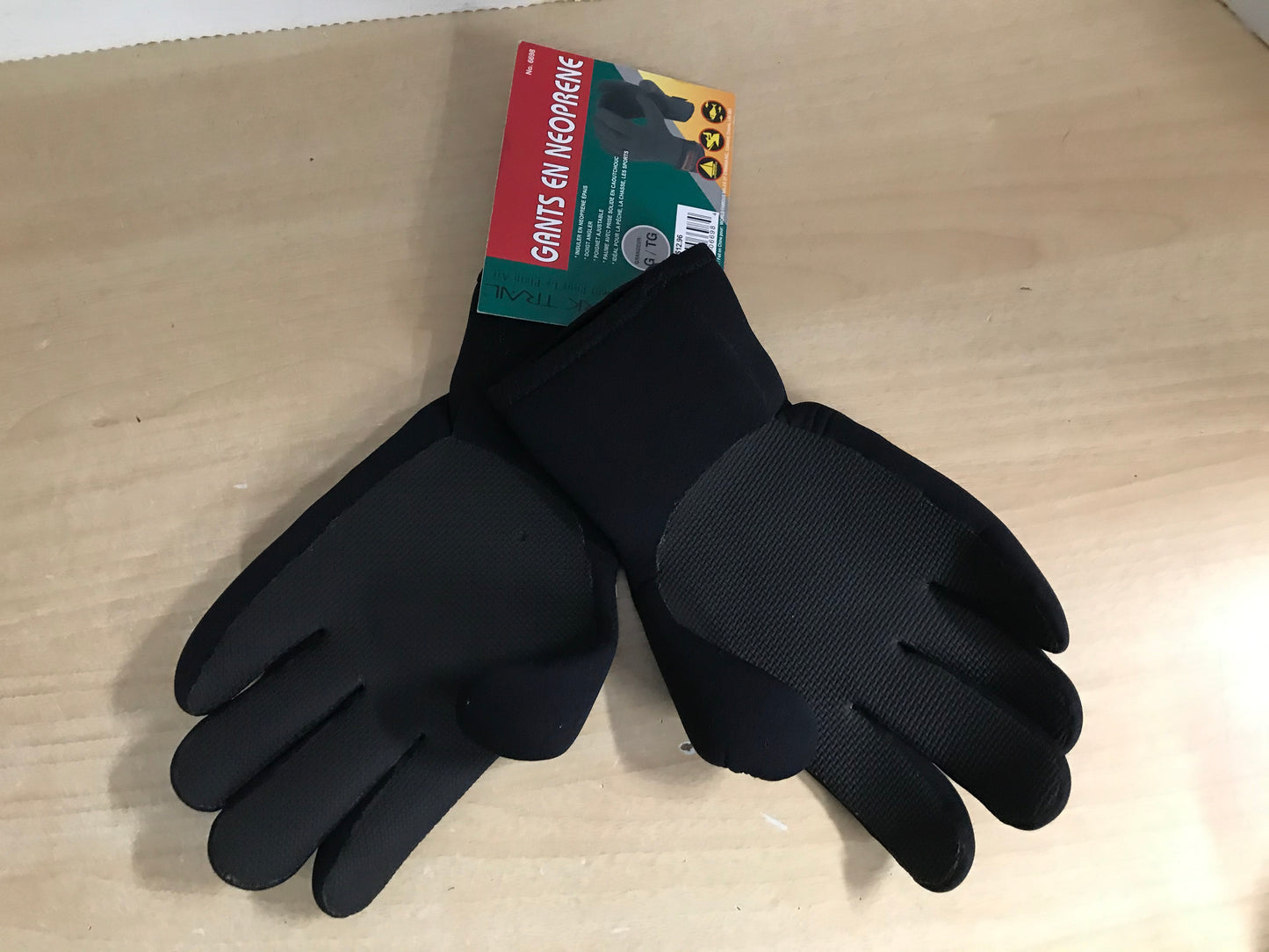 Snorkel Surf Dive Boating Fishing Water Sports Ozark Trails Bushline Neoprene Men's Gloves X Large Black NEW