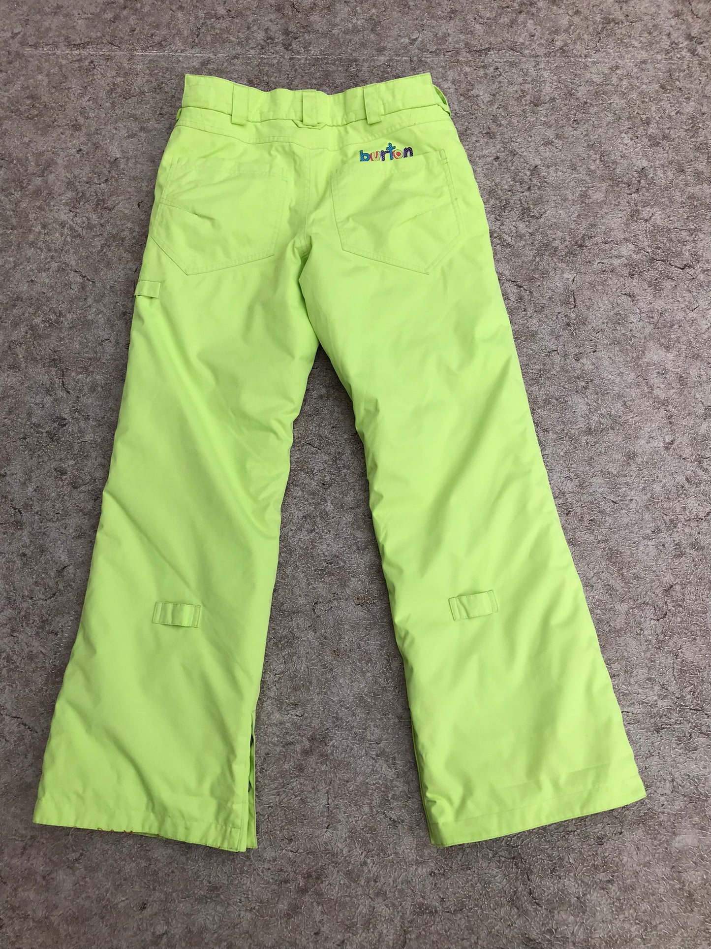 Snow Pants Child Size 14-16 Youth Burton Lime Outstanding Quality