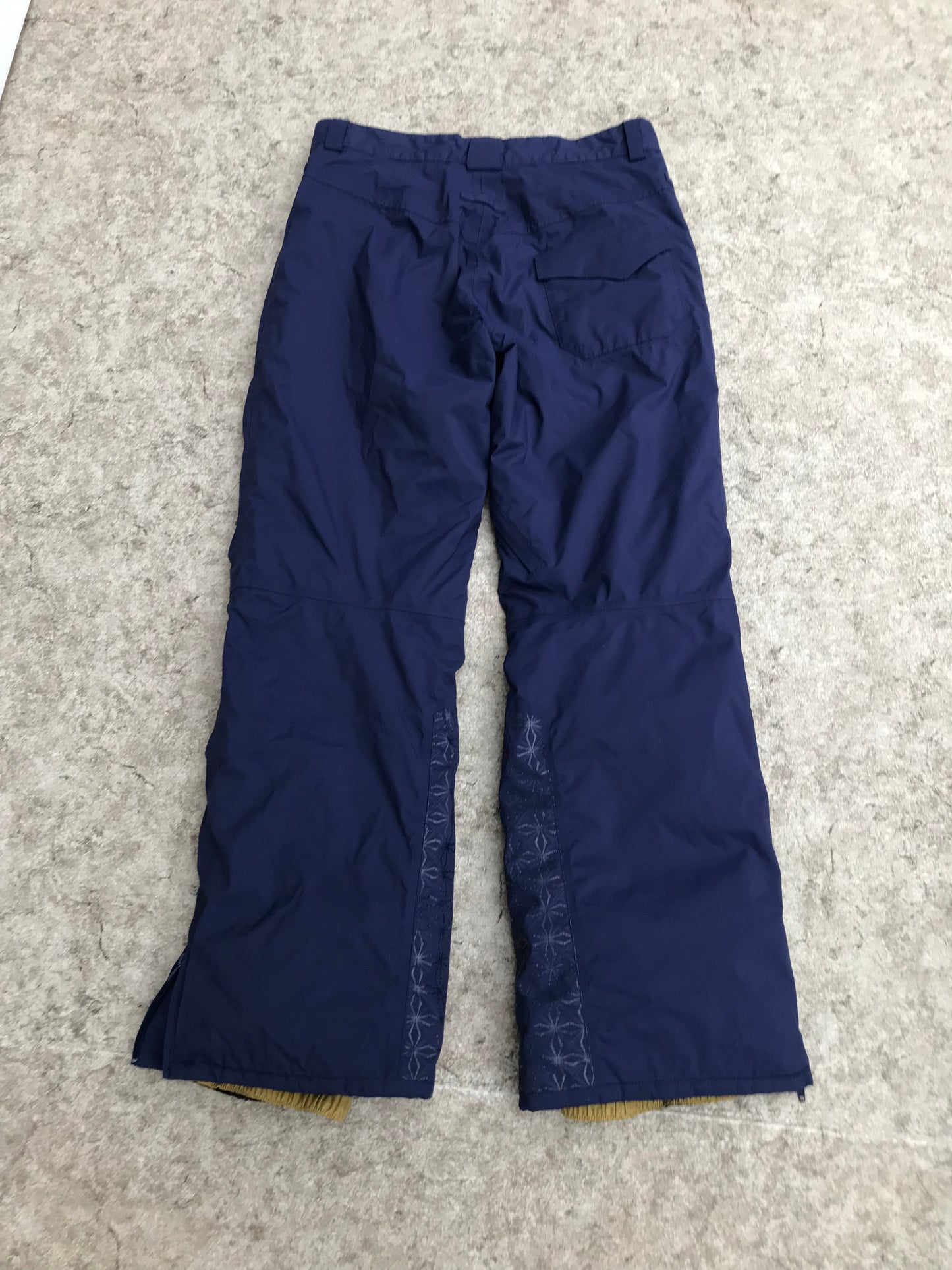 Snow Pants Ladies Size Medium Helly Hansen Purple Gold Snow and Water Proof New Demo Model