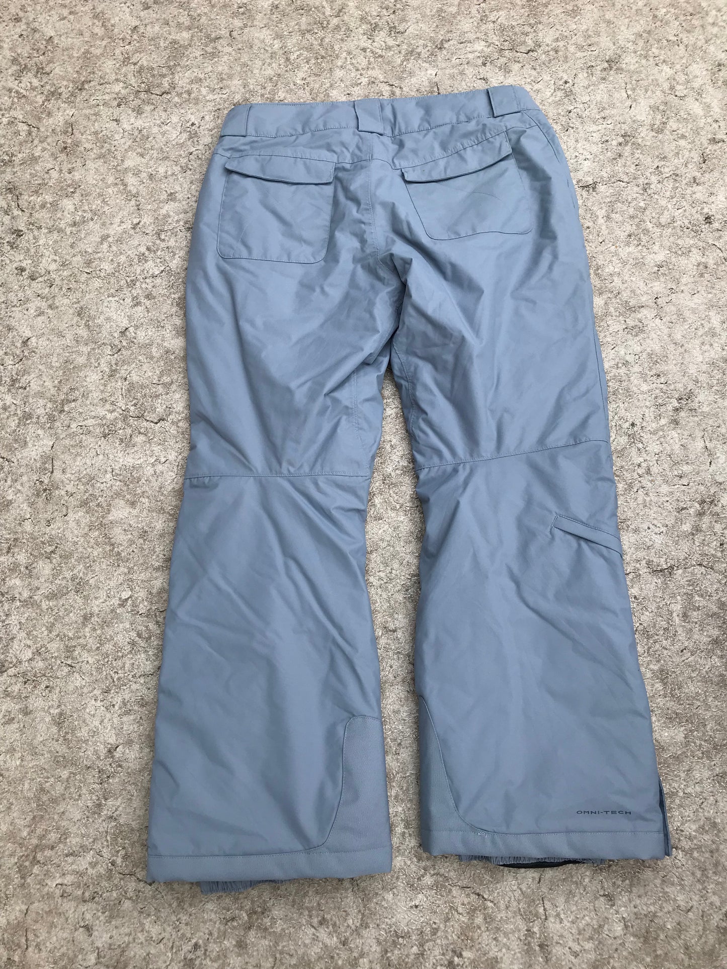 Snow Pants Ladies Size X Large Columbia Omni Tech Sky Blue New Demo Model
