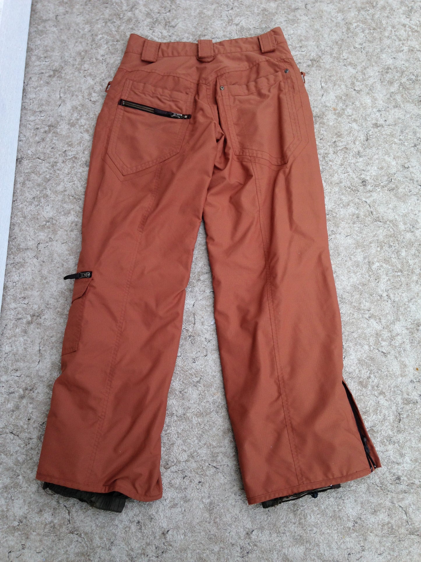 Snow Pants Ladies Size X Small Powder Room Bronze Snowboarding Excellent