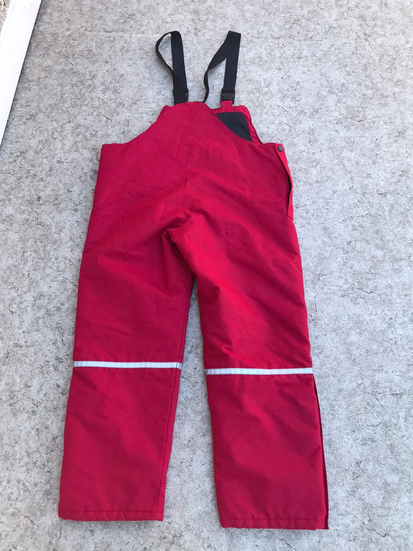 Snow Pants Men's Large Stracon Heavy Duty Snow Gear Red With Bib New Demo Model From Europe
