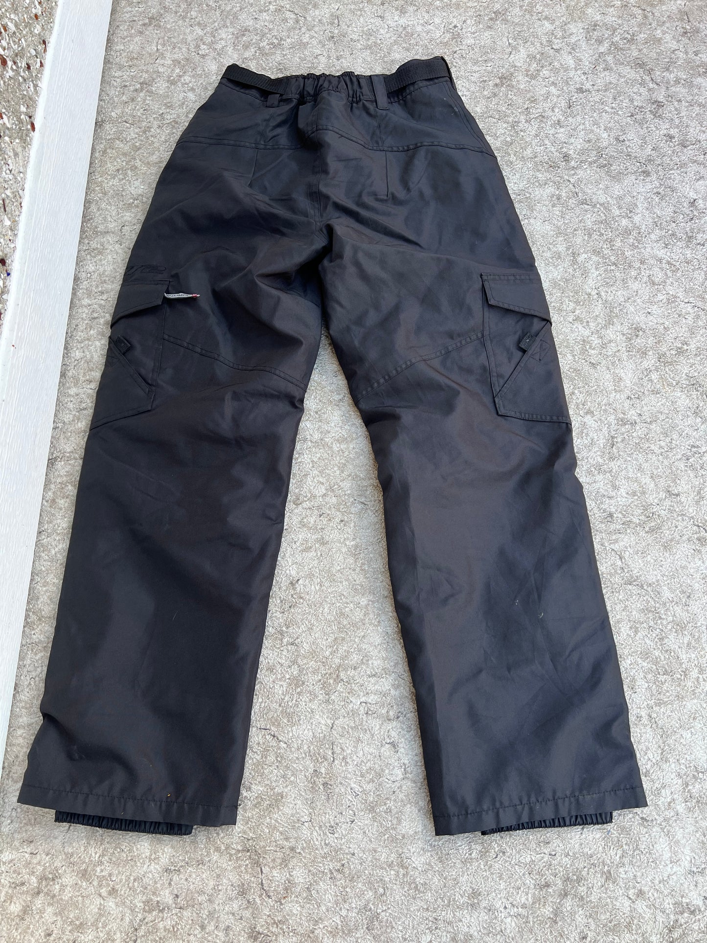 Snow Pants Men's Size Medium Black With Micro Fleece Lining Inside Excellent