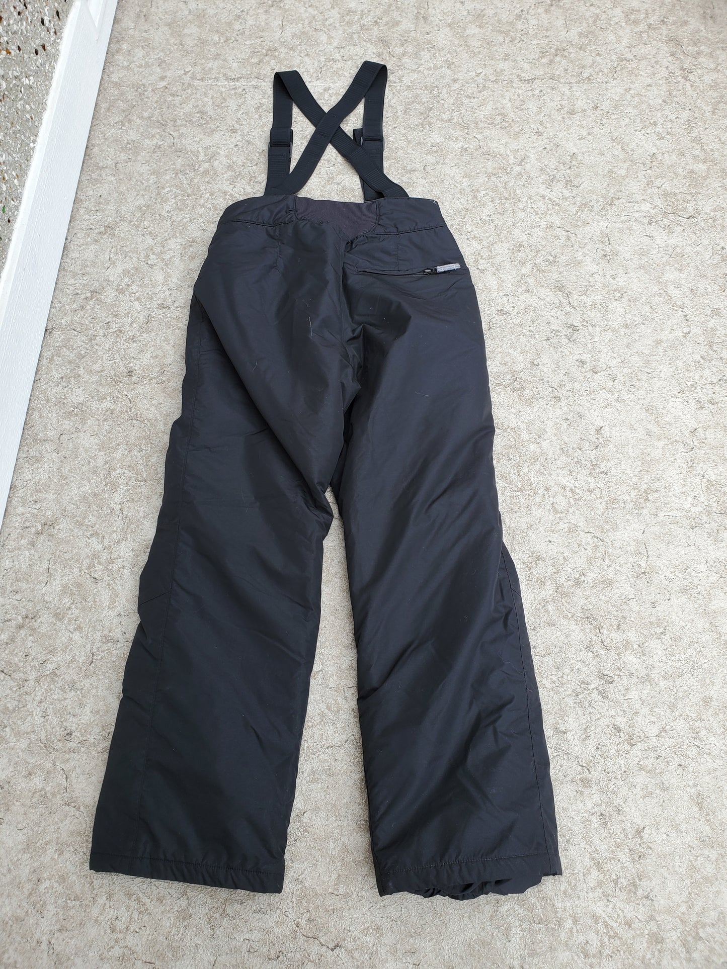 Snow Pants Men's Size Medium Columbia Black With Straps Snowboarding