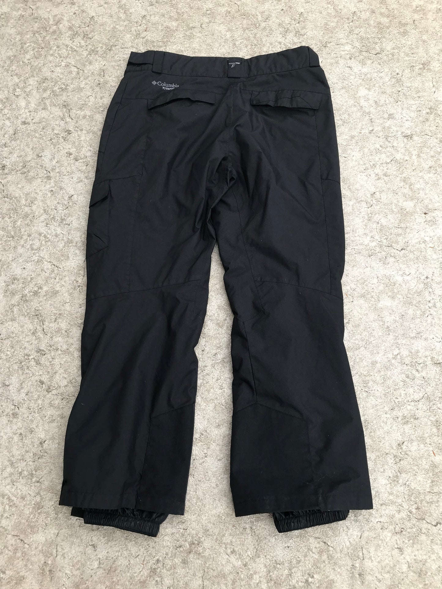 Snow Pants Men's Size X Large Columbia Black Excellent